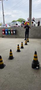 Simulação com óculos de efeitos do Sono