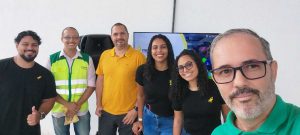Equipe na ação