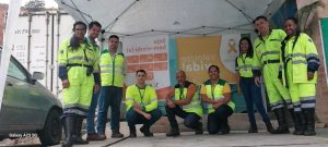 Equipe Arteris presente na Ação