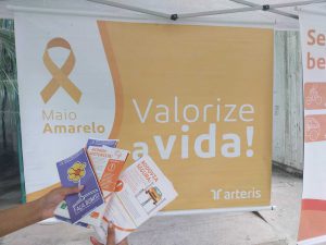Material orientativo utilizado durante a ação