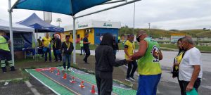 Simulação com óculos de efeitos do sono