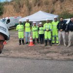 Equipe Arteris e Equipe PRF presentes na ação