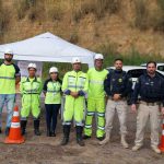 Equipe Arteris e Equipe PRF presentes na ação