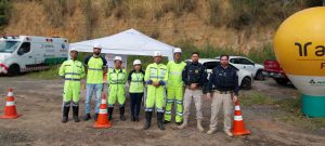 Equipe Arteris e Equipe PRF presentes na ação