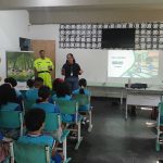 Equipe Arteris durante a visita externa