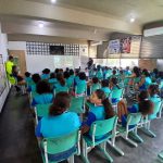 Alunos presentes durante a visita externa