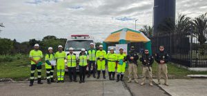 Equipe e PRF na ação