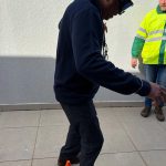 Utilização dos óculos que simulam a sensação de sonolência e embriaguez.