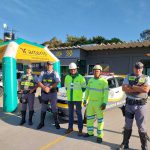 Equipe ViaPaulista e Policiamento Militar Rodoviário