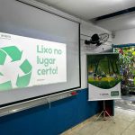 Estrutura da palestra sobre o Meio Ambiente